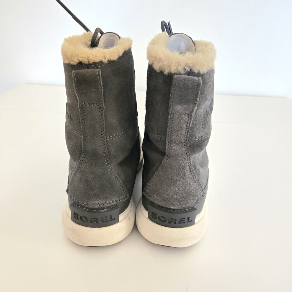 Sorel Explorer Next Joan Classic Waterproof Winter Boots Grey US 10 - Picture 10 of 12